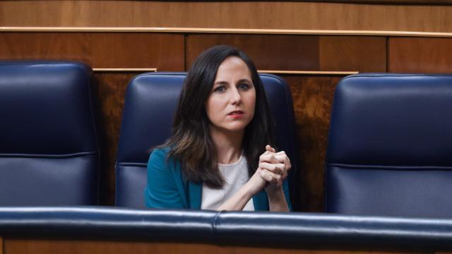 Ione Belarra en el Congreso de los Diputados durante su etapa como ministra.