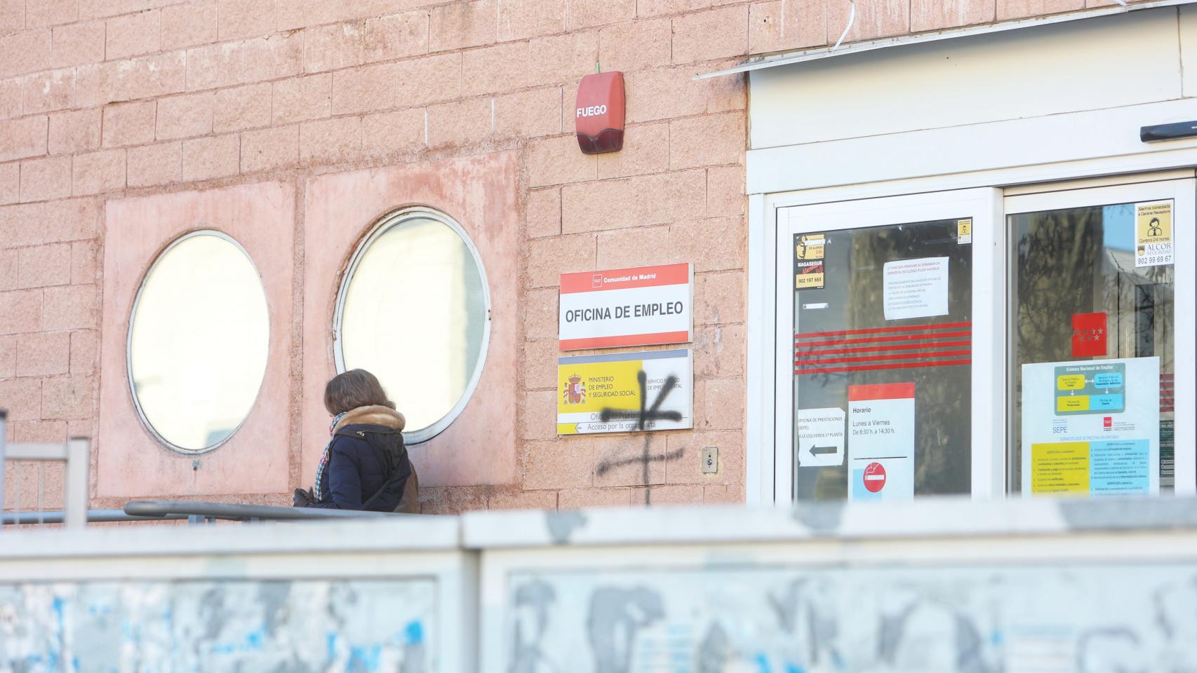 Oficina de Empleo, en Madrid.