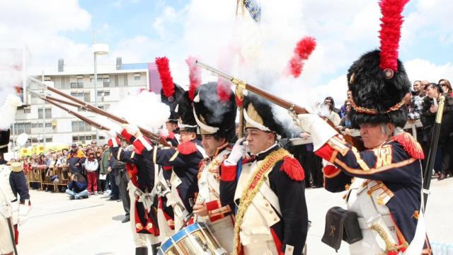 Recreación de la rebelión del 2 de mayo en Móstoles.