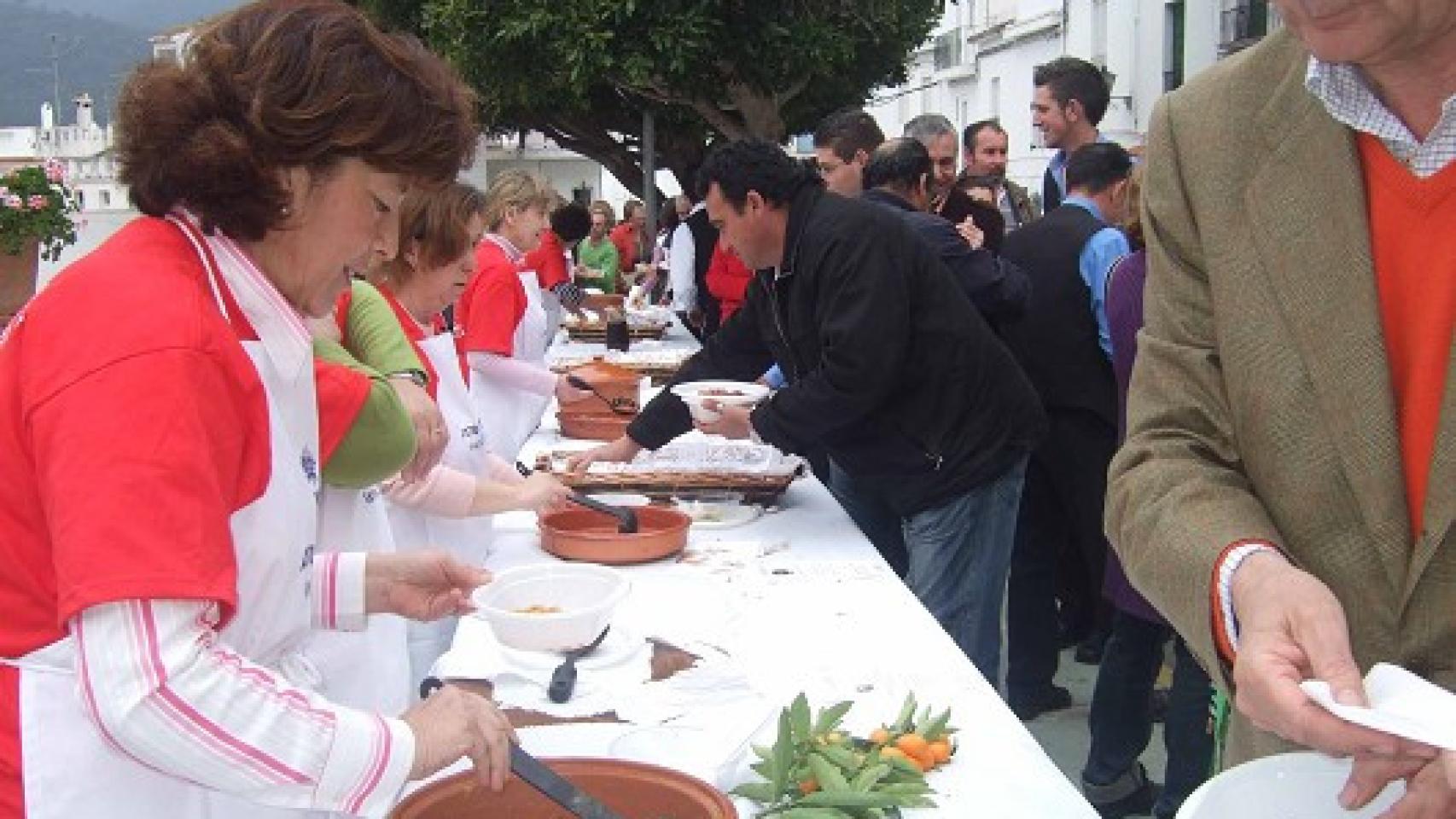 Degustación de platos típicos.