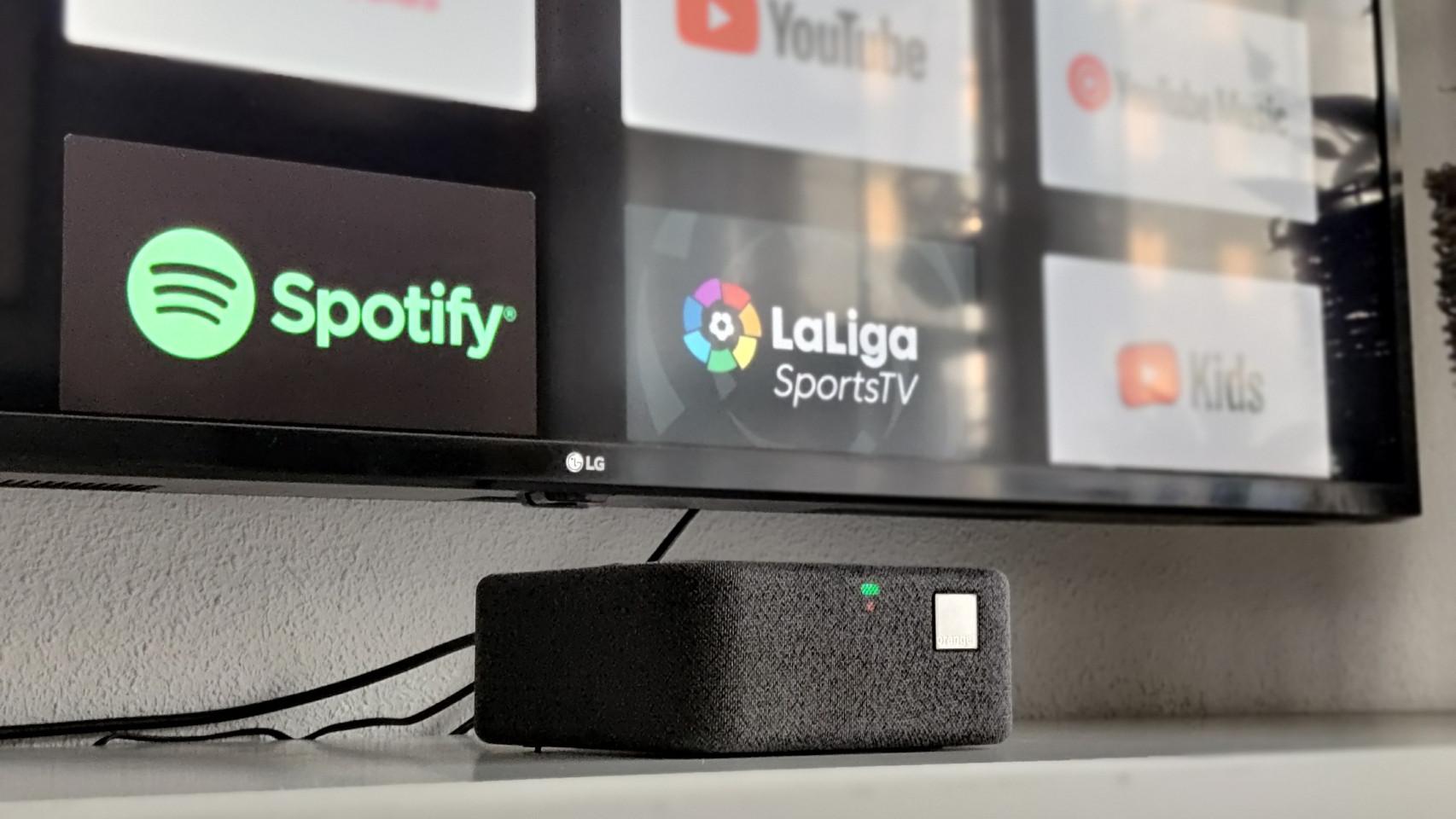 El decodificador Infinity HomeBox de Orange