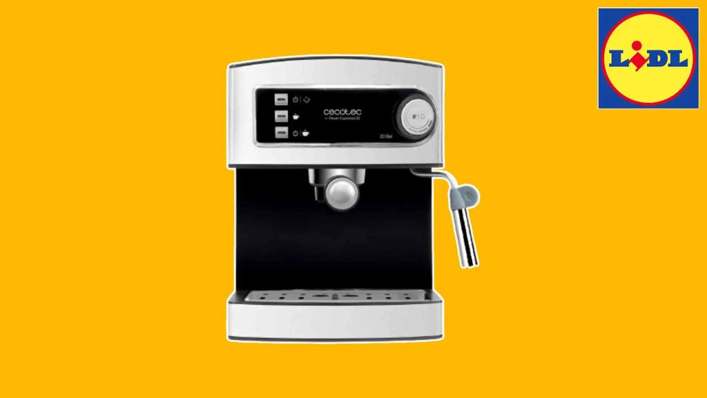 La cafetera que vende Lidl.