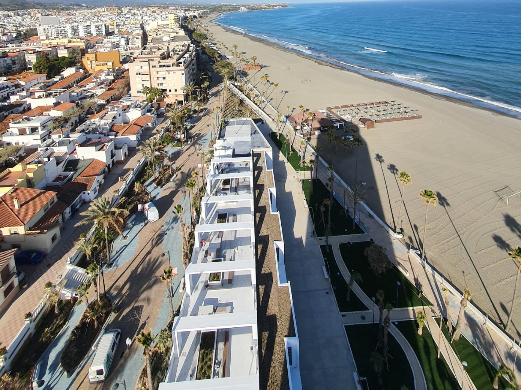 Vista del paseo remodelado.