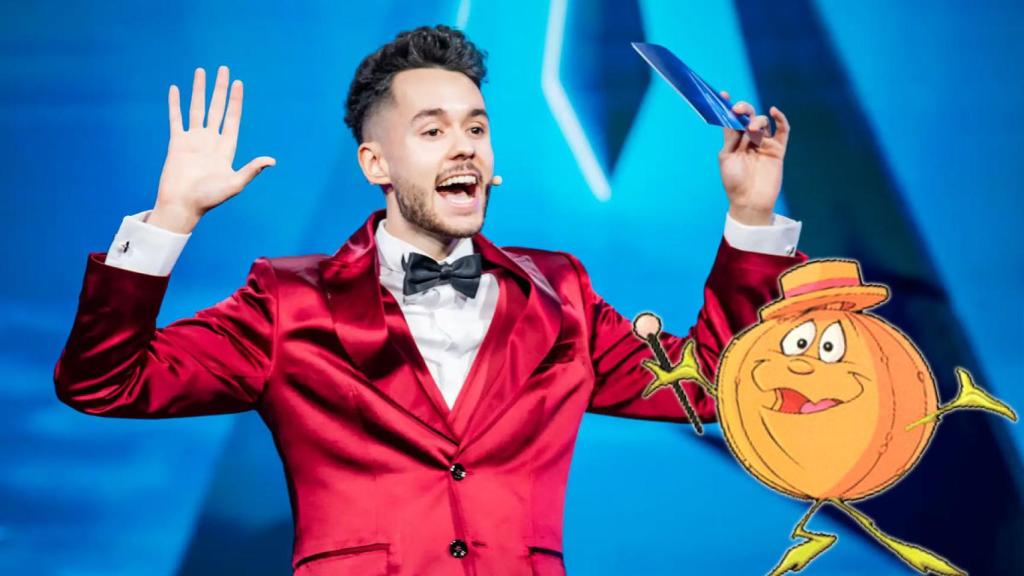 Un montaje de TheGrefg con la calabaza Ruperta, mascota de 'Un, dos, tres'