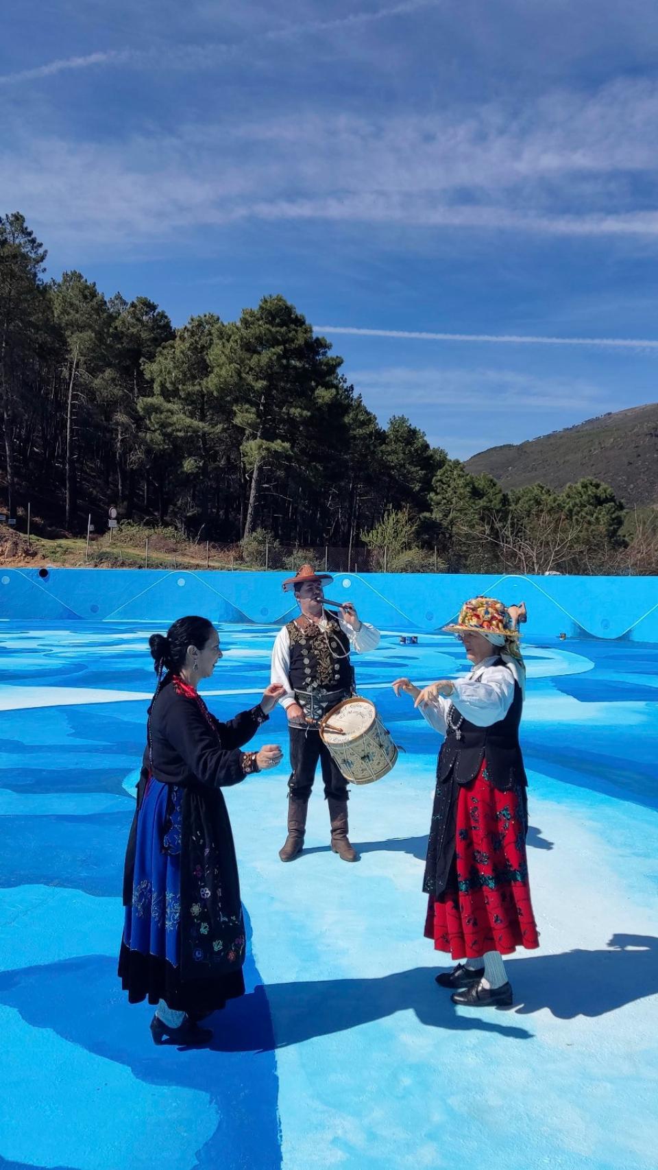 Inauguración del mural 'El tritón Miguelón'