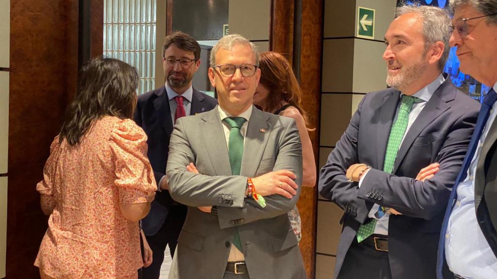 El consejero de Industria, Mariano Veganzones, durante la Conferencia Sectorial de Empleo y Asuntos Laborales, este viernes.