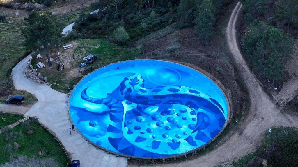 'El tritón Miguelón', el mural más grande de Europa está en Salamanca