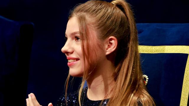 La infanta Sofía en los Premios Princesa de Asturias el pasado mes de octubre.
