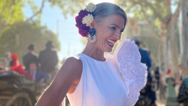 Laura Sánchez en la Feria de Sevilla 2023.