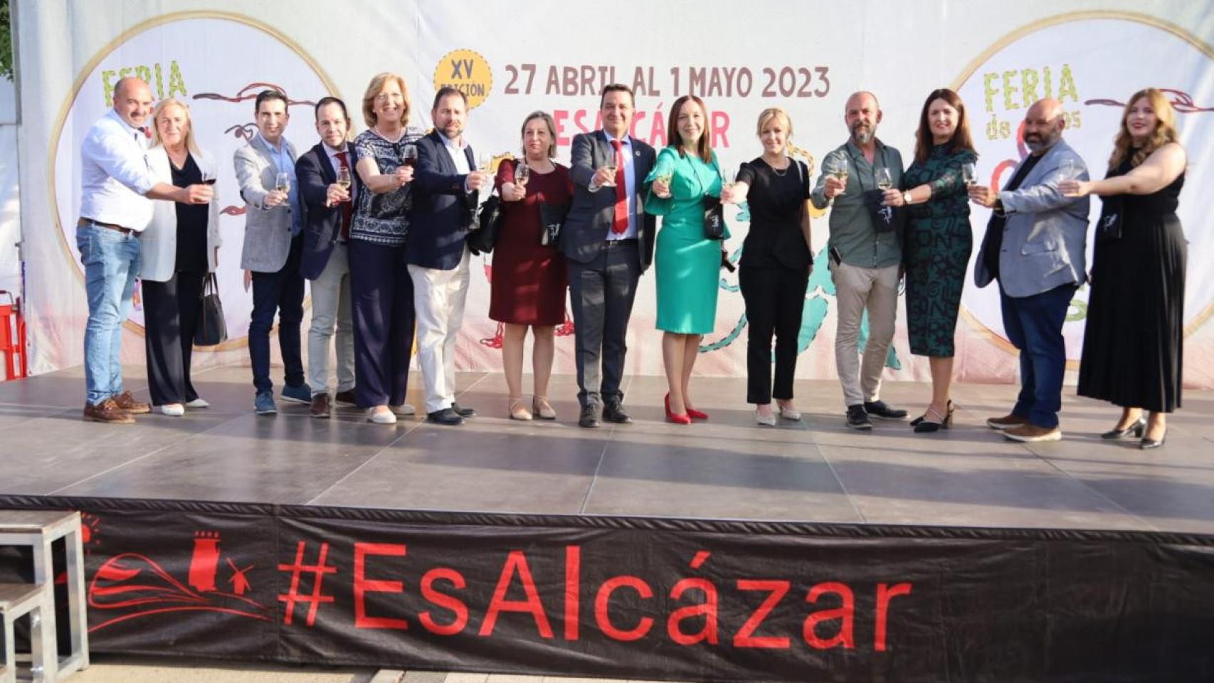 Inauguración de la XV Feria de los Sabores de Castilla-La Mancha en Alcázar de San Juan (Ciudad Real)