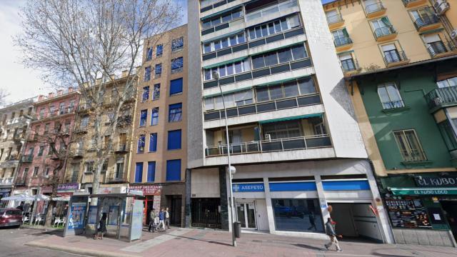 El burdel okupa del 133 del Paseo de las Delicias.