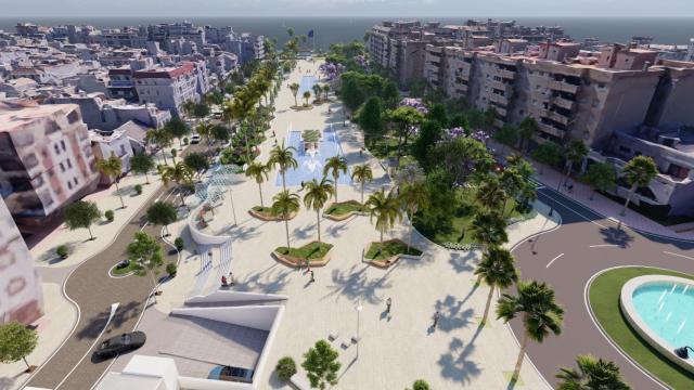 Infografía de la nueva transformación prevista en Estepona.