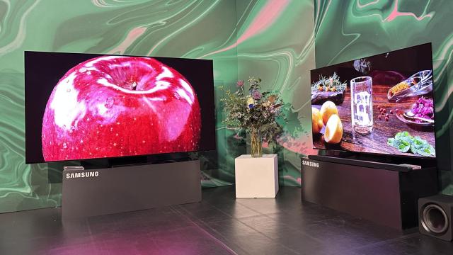 Los nuevos televisores de Samsung.