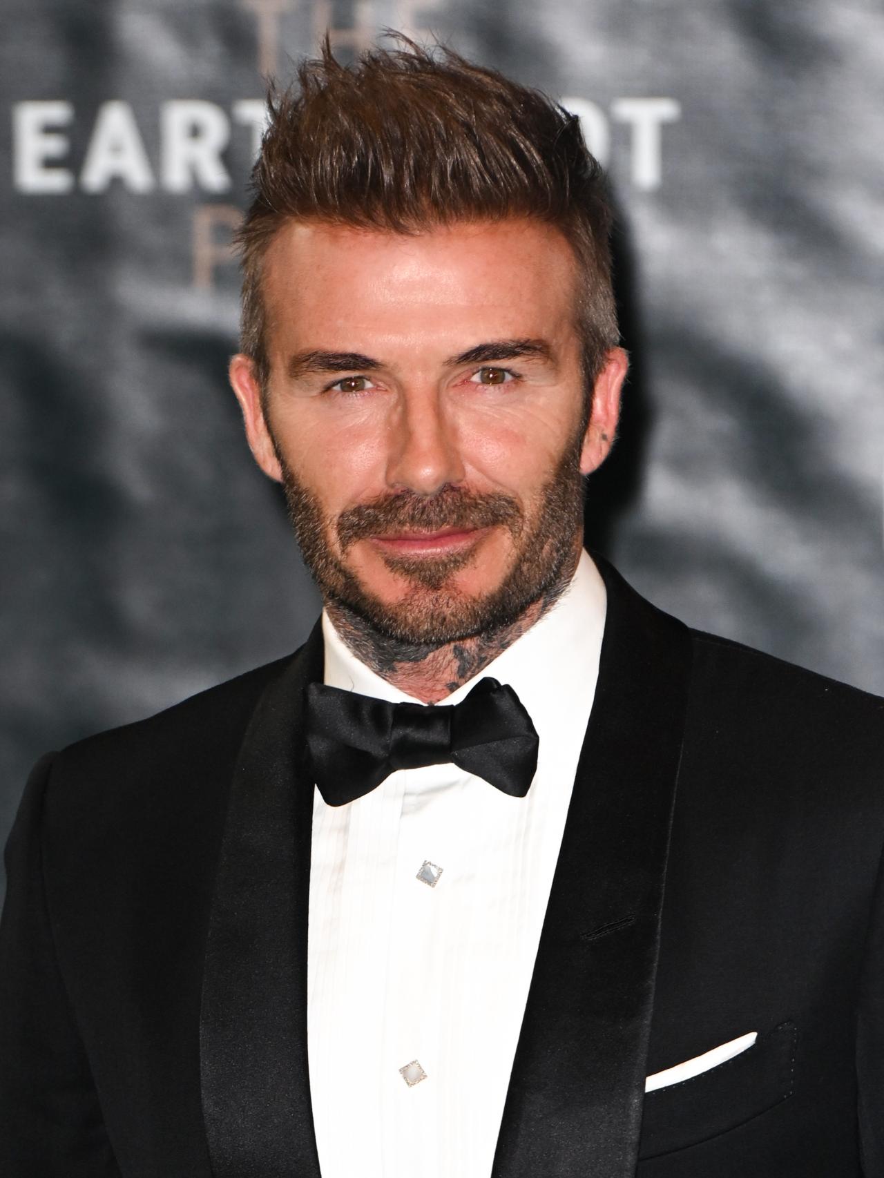 David Beckham, durante un evento en Boston.
