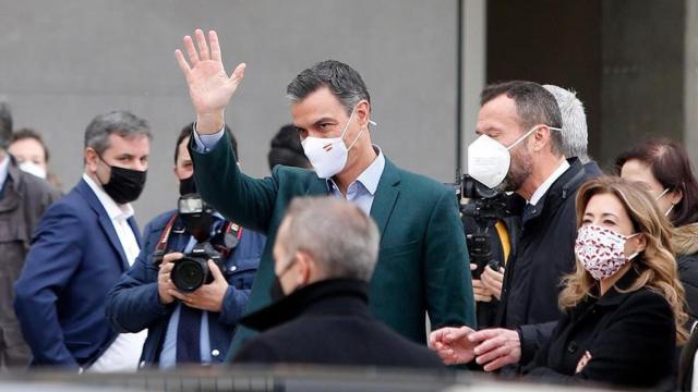 El presidente del Gobierno y la ministra de Transportes, en un acto celebrado en 2022 en Elche.