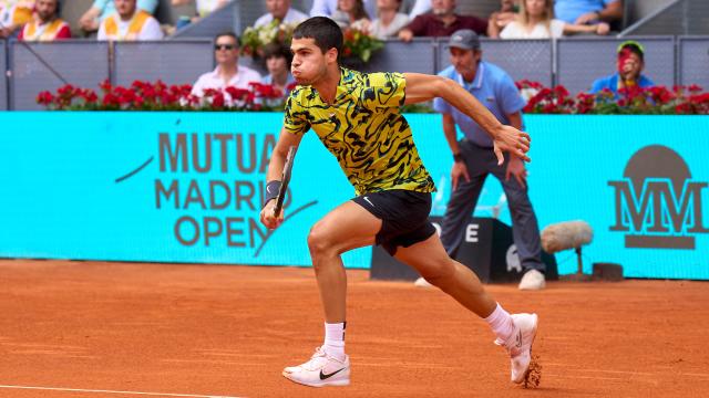 Carlos Alcaraz, en el Mutua Madrid Open