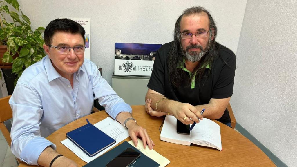 Teo García y Gabriel Castaño. Foto: Ayuntamiento de Toledo.