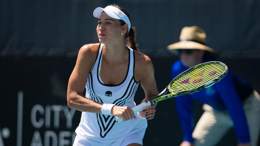 Vitalia Diatchenko, durante un torneo.
