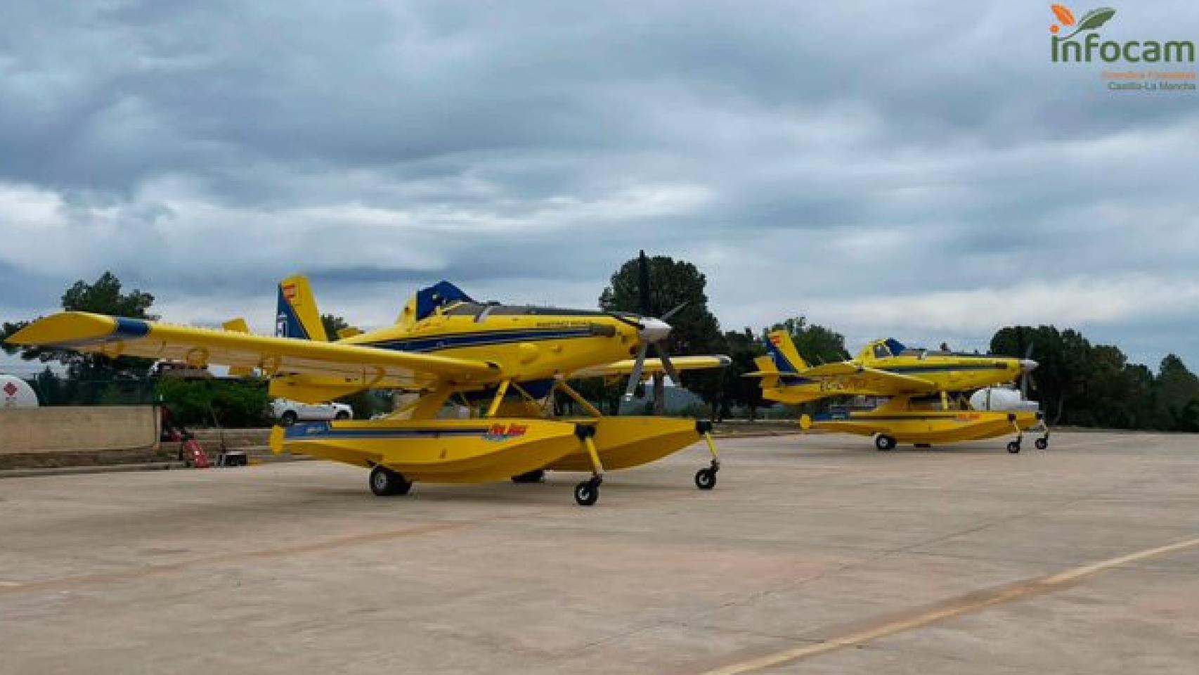 Los dos nuevos aviones anfibios del Plan Infocam