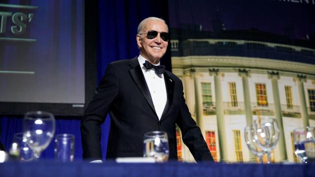 Joe Biden, durante la cena de corresponsales
