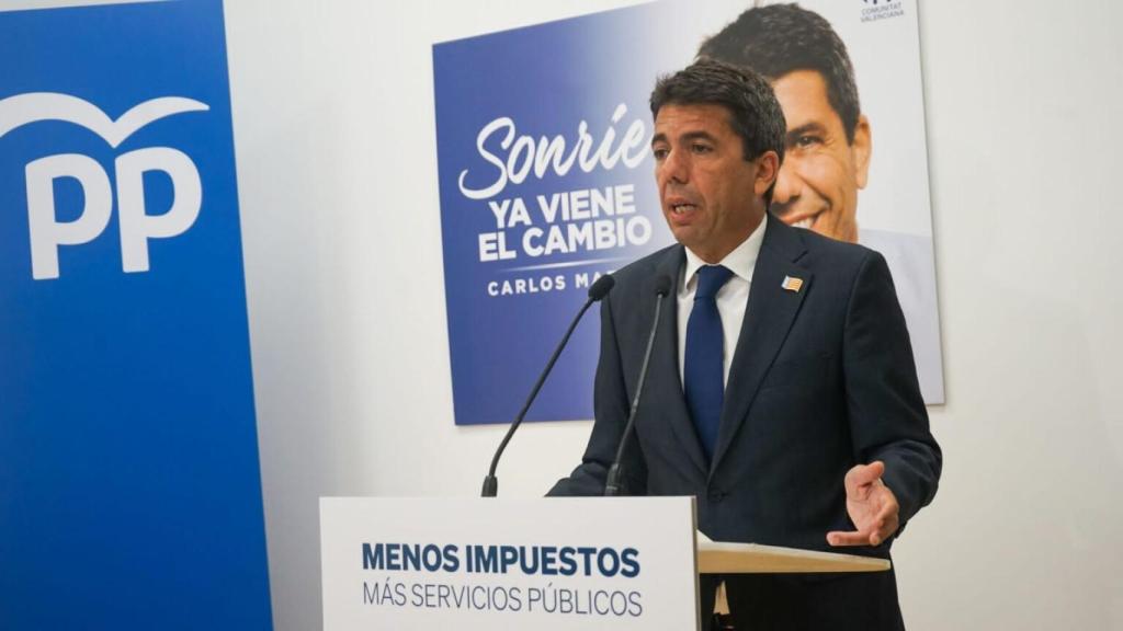 Mazón propone un gobierno del PP como la solución que necesitan las clases medias y trabajadoras