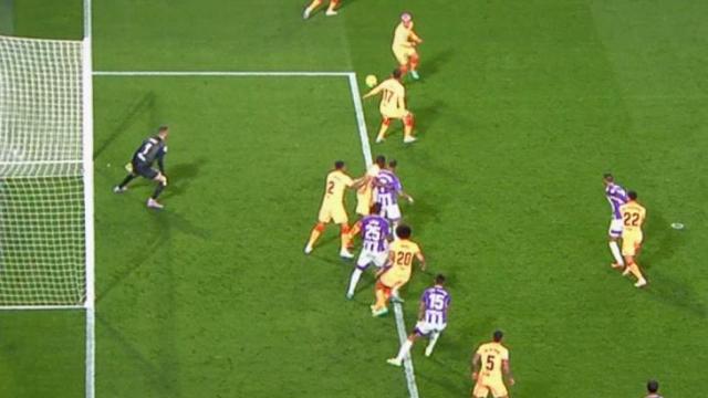 Penalti no pitado al Real Valladolid