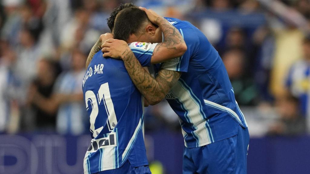 Los jugadores del RCD Espanyol, celebrando la victoria sobre el Getafe en La Liga 2022/2023