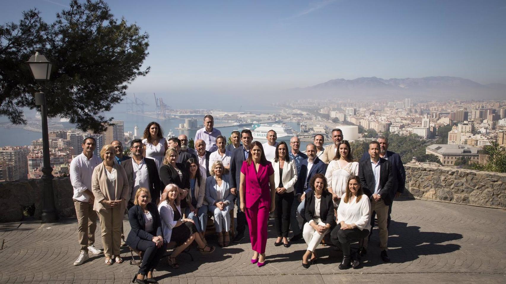Ciudadanos presenta su lista para la Alcaldía de Málaga.