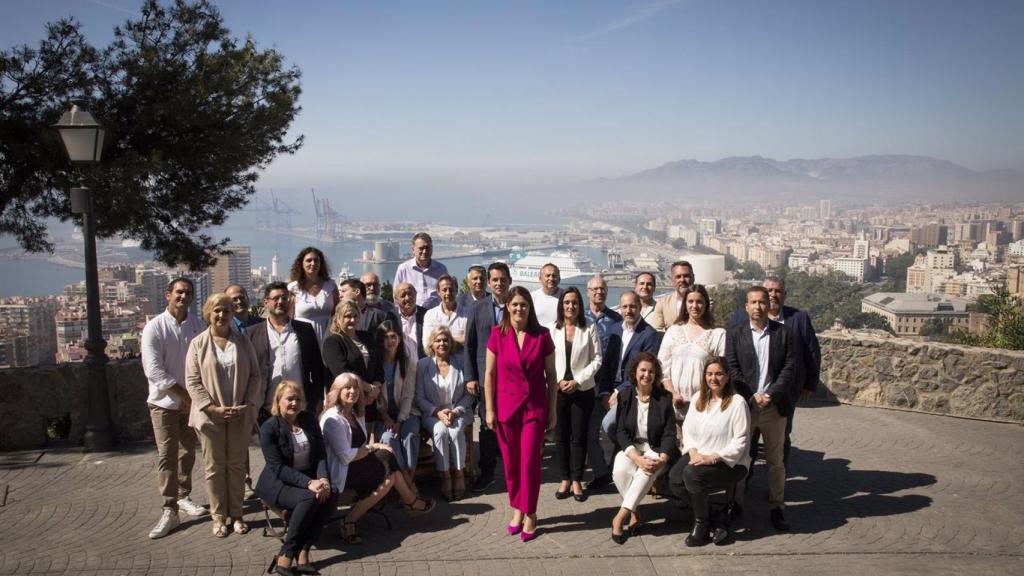 Ciudadanos presenta su lista para la Alcaldía de Málaga.