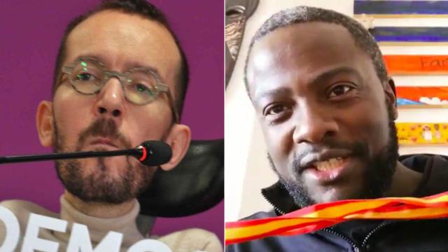 Echenique y Ndongo en un fotomontaje.