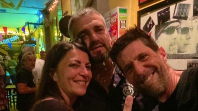 Macarena Olona junto a Basilio y a David Romero.