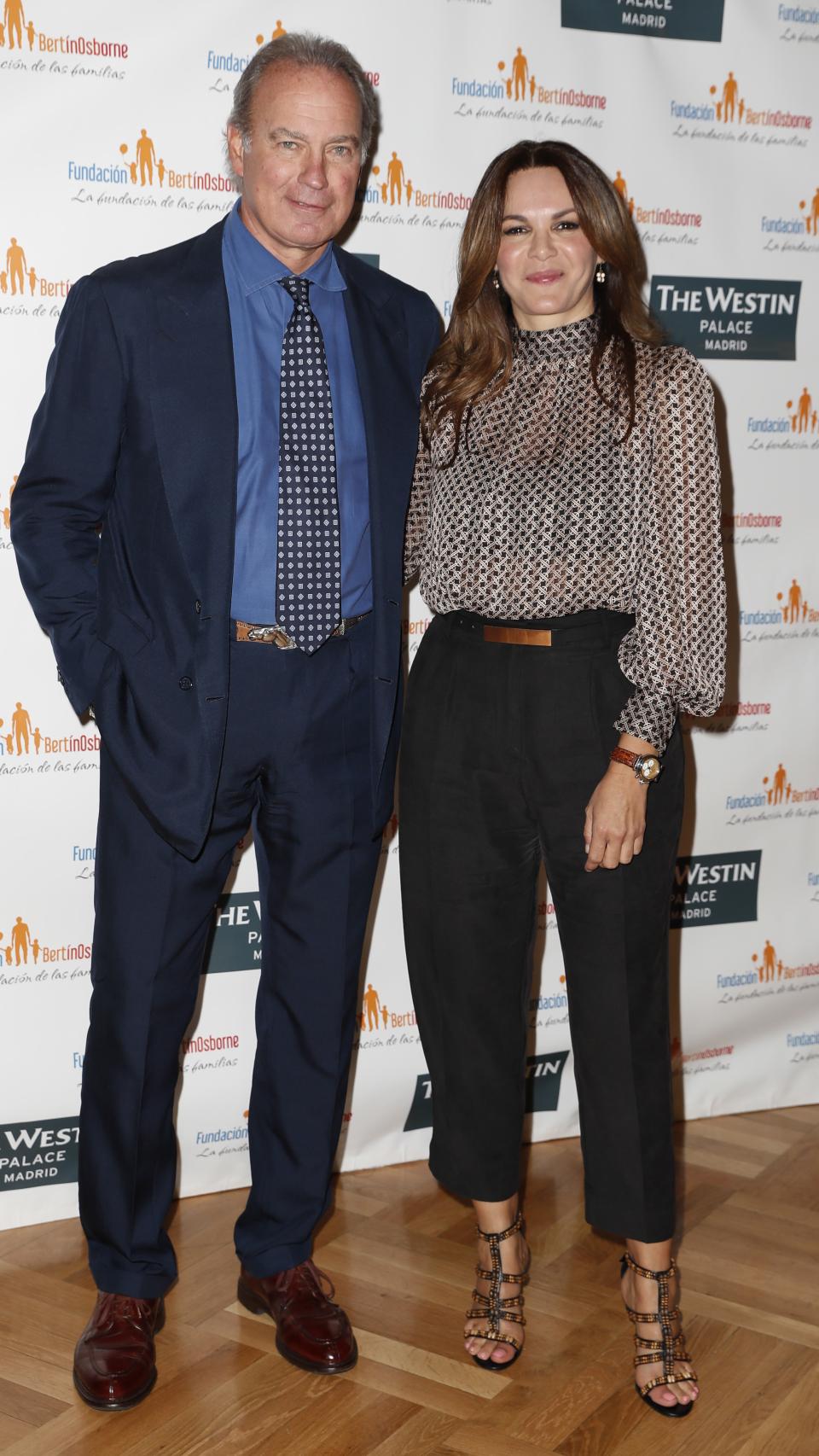 El exmatrimonio formado por Bertín y Fabiola en un evento en Madrid, en octubre de 2019.