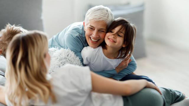 Reunión familiar con motivo del Día de la Madre.