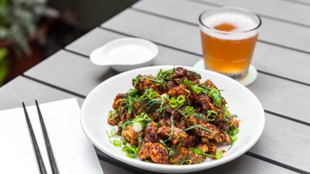 Pollo frito japonés