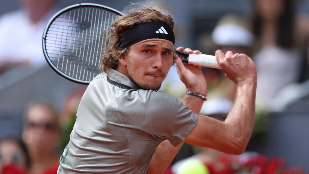 Revés a dos manos de Alexander Zverev