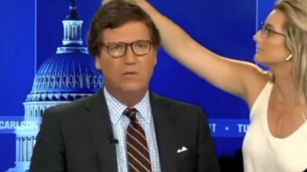 Tucker Carlson en una de las filtraciones.