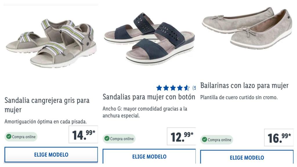 Calzado verano.