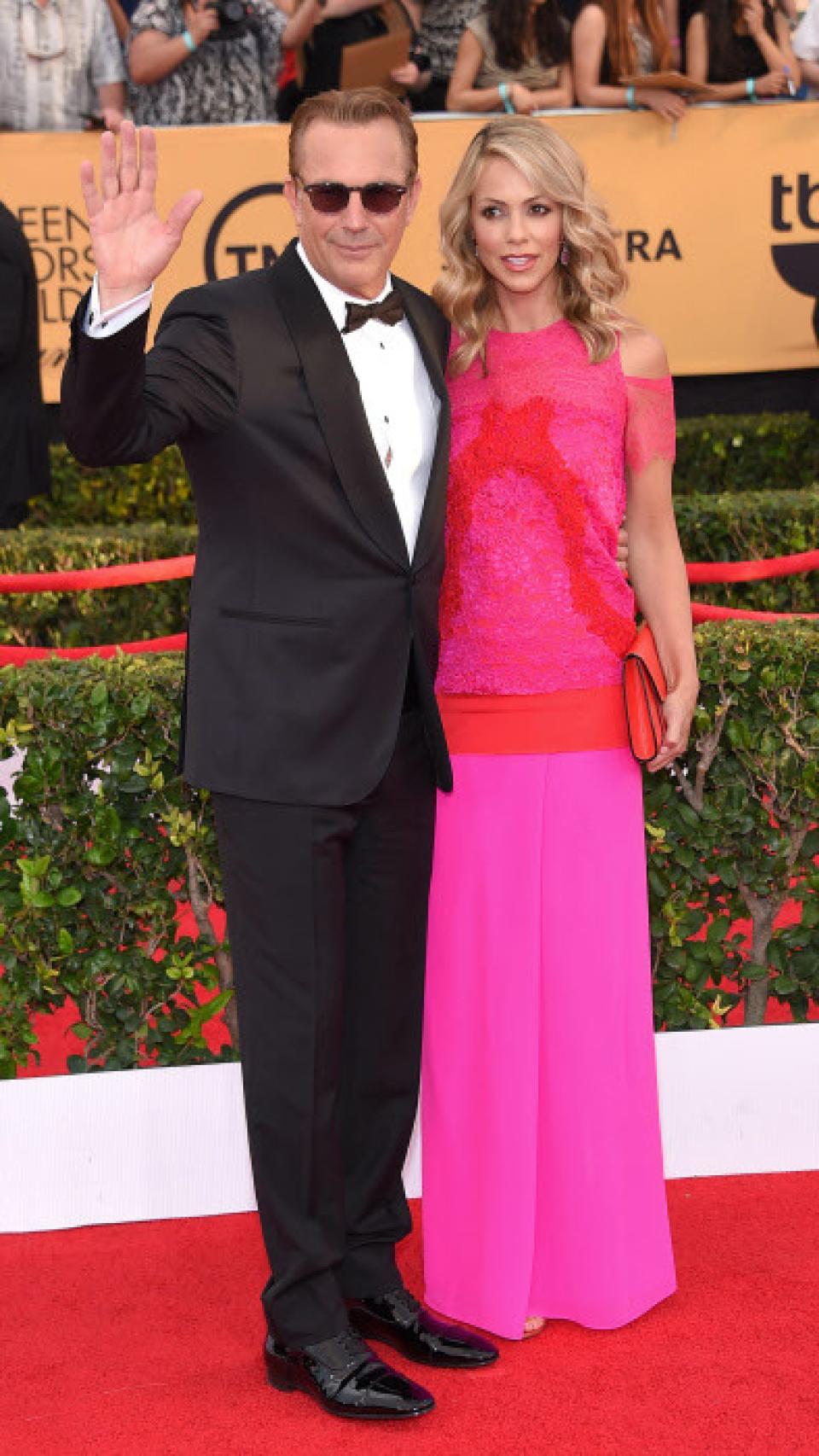 El actor y su mujer, en una entrega de premios en 2015.