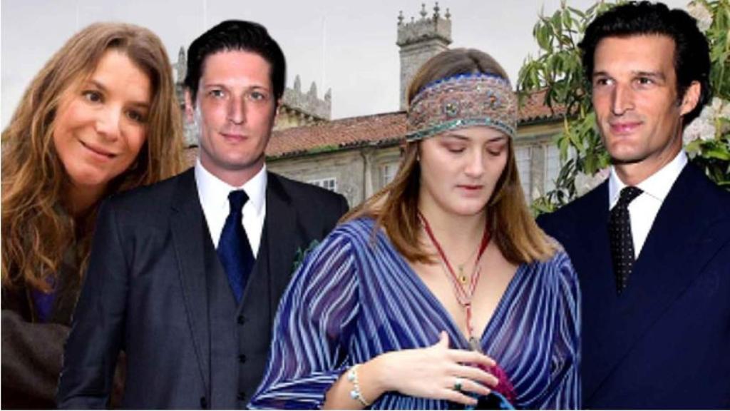 Casilda Medina, Luis Medina, Victoria de Hohenlohe y Rafael Medina, en un montaje de EL ESPAÑOL.