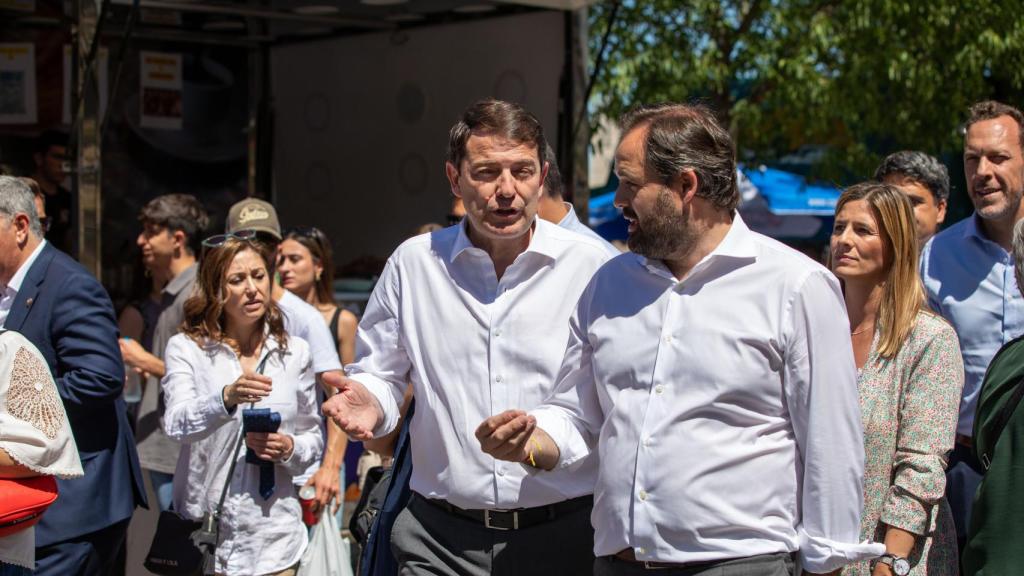 Alfonso Fernández Mañueco con Paco Núñez
