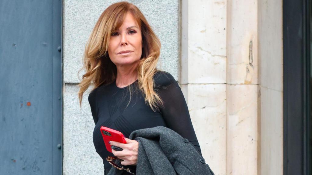 Lara Dibildos en una de sus últimas imágenes públicas, fechada el pasado 24 de marzo, en Madrid.