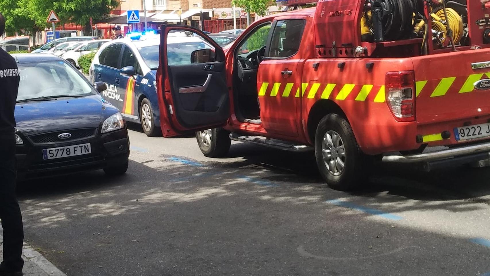Susto en el barrio de Buenavista de Toledo por el fuego declarado en una cocina