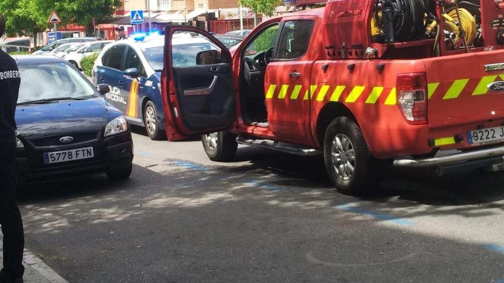 Susto en el barrio de Buenavista de Toledo por el fuego declarado en una cocina