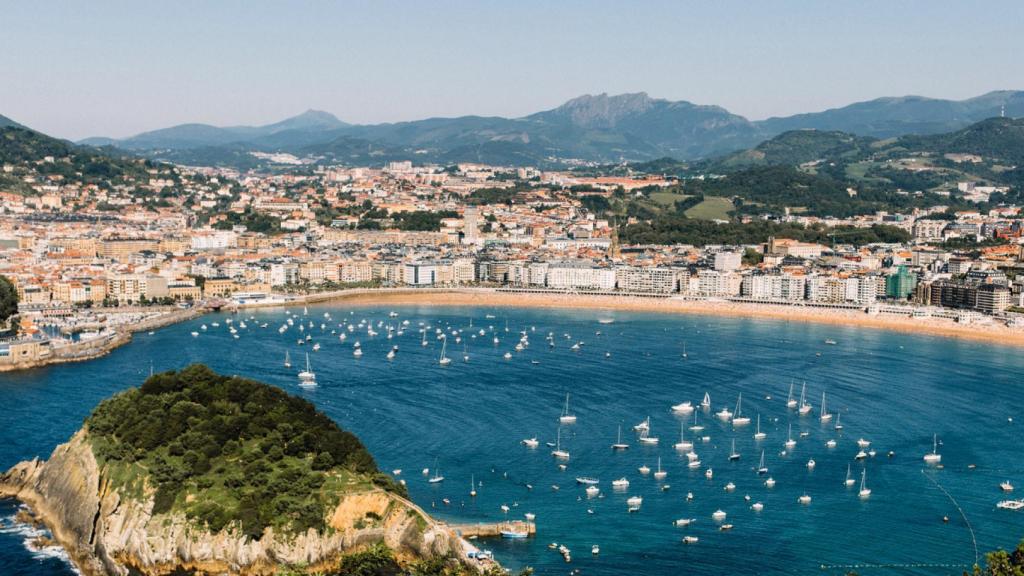 Playa de la Concha de San Sebastián.