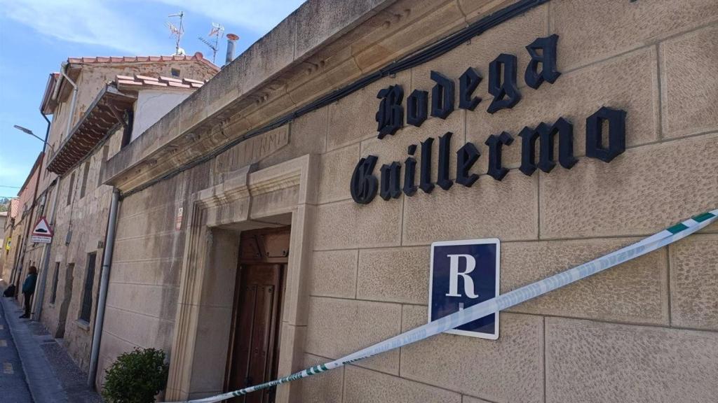 La entrada principal a Bodegas Guillermo, el negocio de Guillermo Castillo.