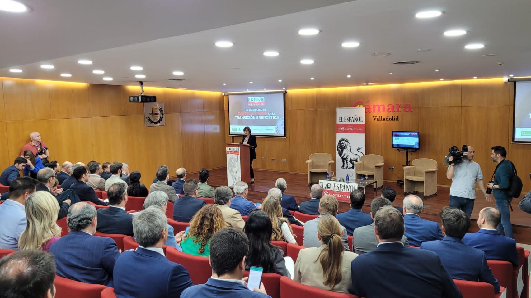 Lleno absoluto en el foro 'El liderazgo de Castilla y León en la transición energética', organizado por El Español - Noticias de Castilla y León