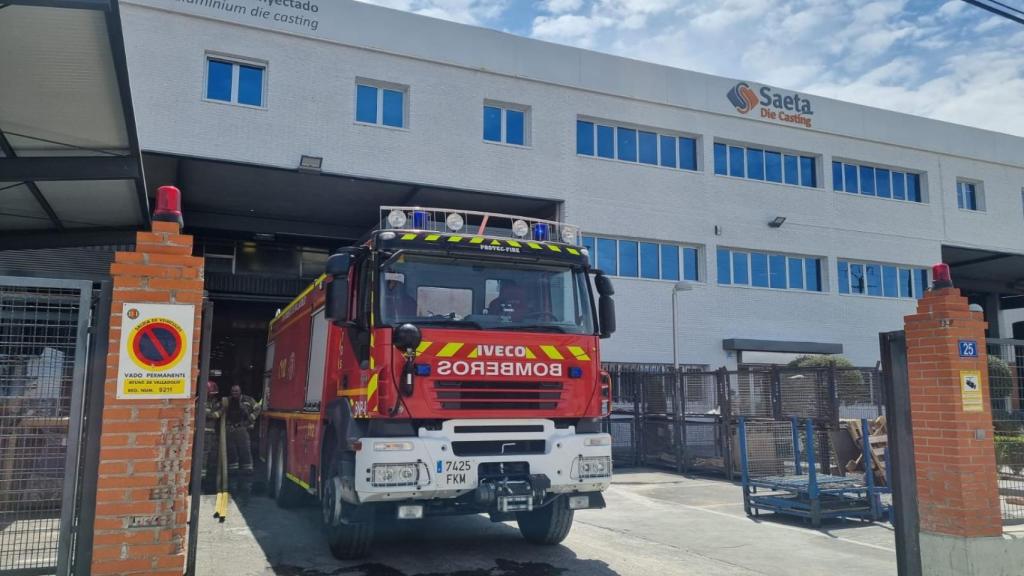Los Bomberos de Valladolid en Saeta Die Casting