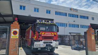 Los Bomberos de Valladolid en Saeta Die Casting