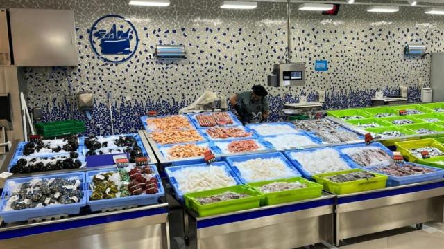 Pescadería de Mercadona.