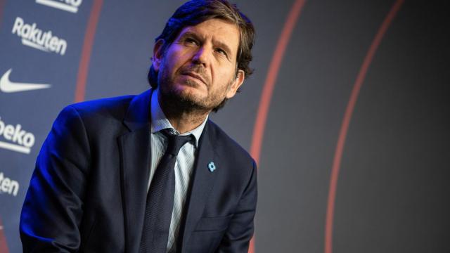 Mateu Alemany, durante un acto del FC Barcelona